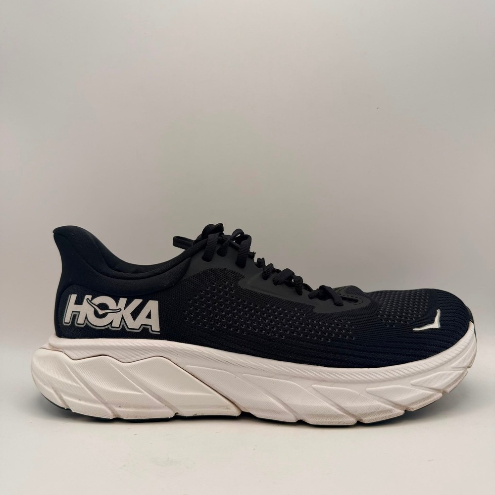 Hoka One One Arahi 7 Black White Running Shoes Women Size 9.5 Wide